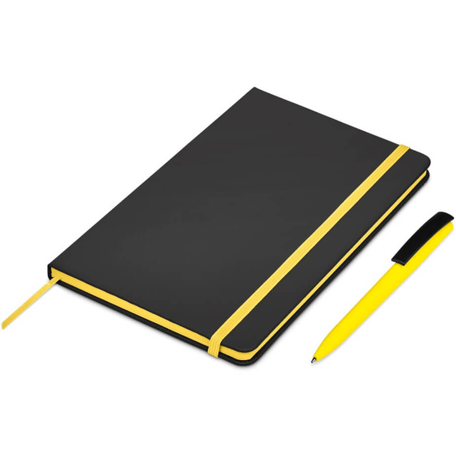 Altitude Johnson Notebook & Pen Set New Yellow